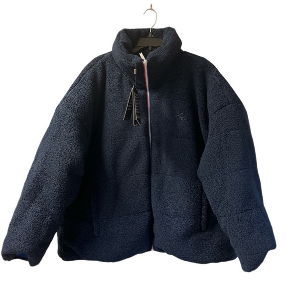 NWT Fourlaps Navy/Blue Reversible Polar Quilted Sherpa Puffer Jacket- XXL | $198 - Picture 7 of 16